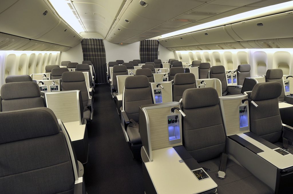 New "Executive First" in Air Canada's new 777-300ERs. Photo: Air Canada