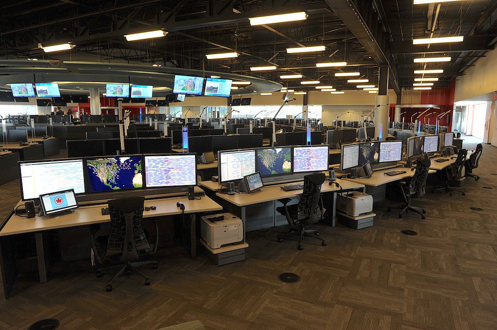 Air Canada's new Global Operations Centre in Brampton, Ontario. Photo: Air Canada