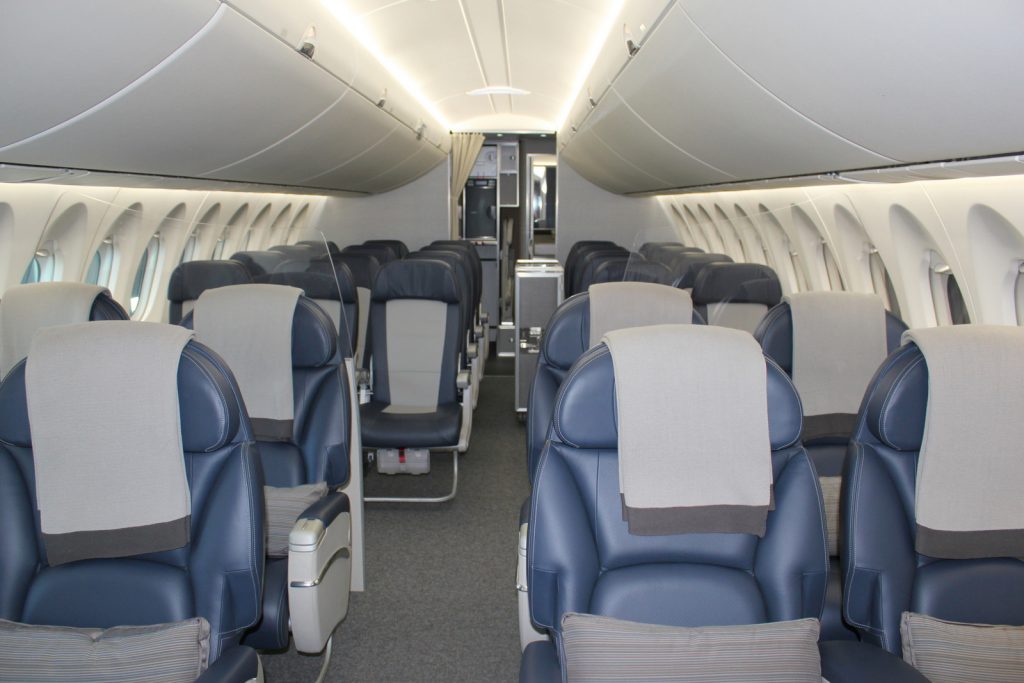 It was time to experience the CSeries cabin mockup