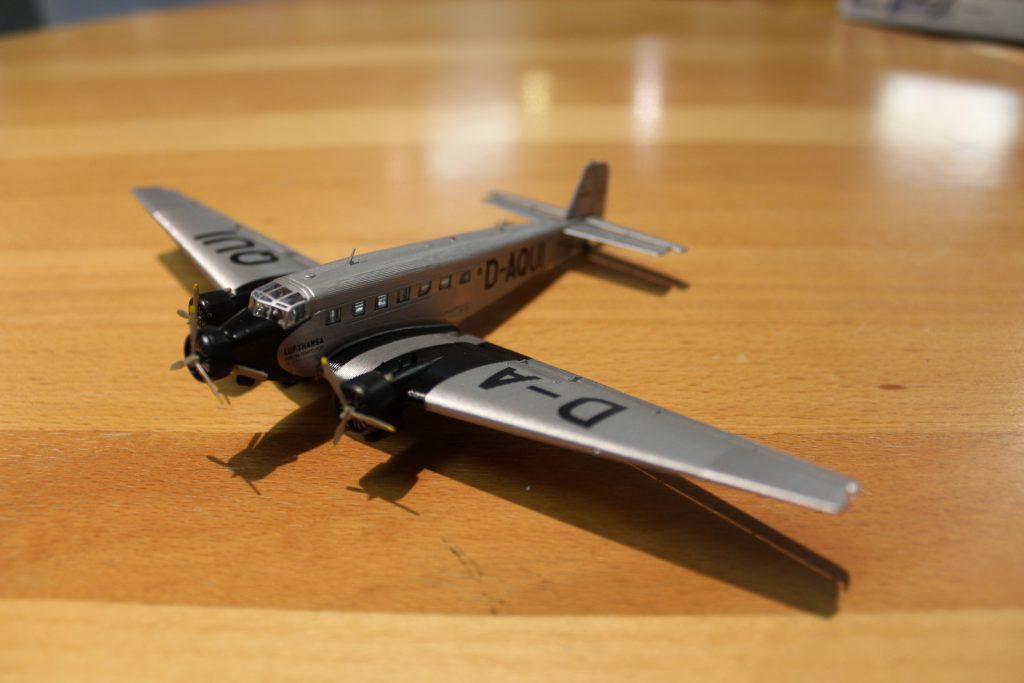 Herpa Wings' first model - a Lufthansa Junkers JU-52. Photo: Herpa Wings