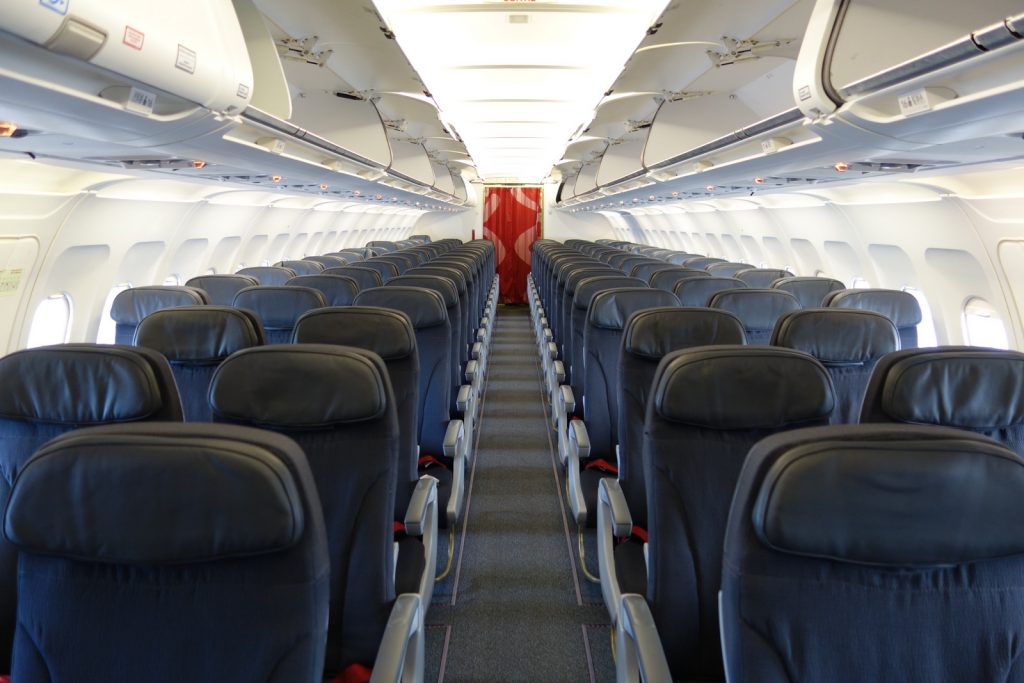 Air Canada rouge A319s have 142 seats