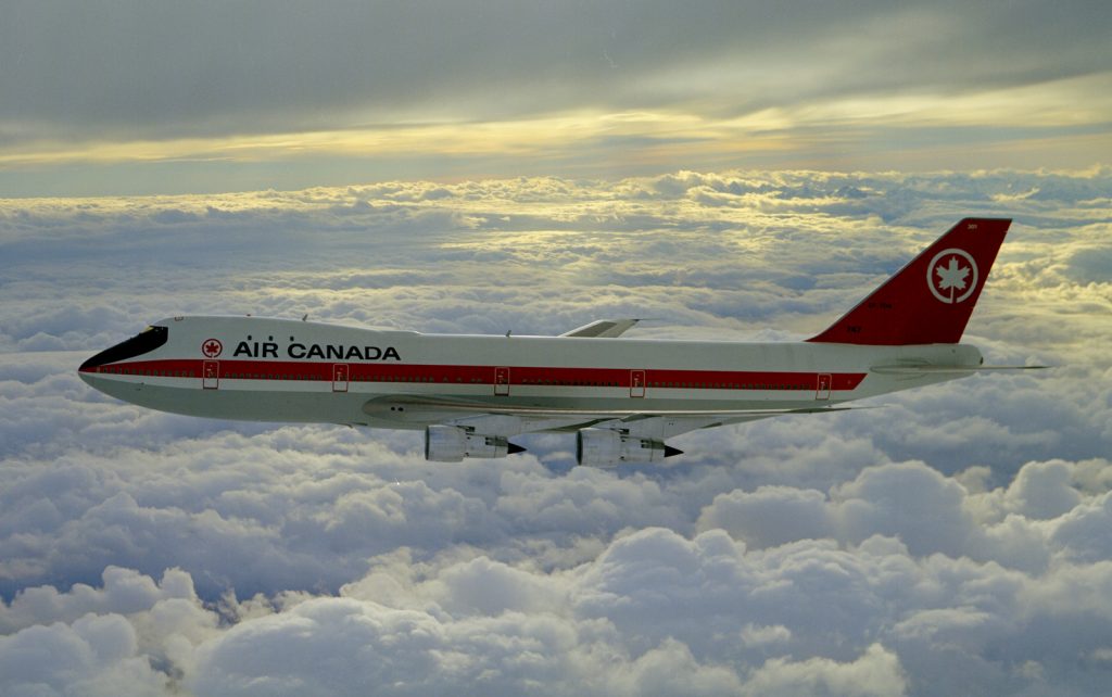 Air Canada was the first Canadian airline to introduce 747-100 service across Canada and to Europe in the spring of 1971. Photo: Air Canada Archives