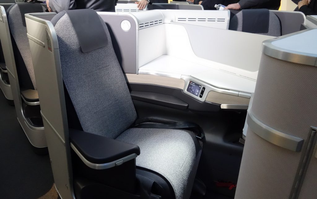 New Business Class pods in Air Canada's 787-8s