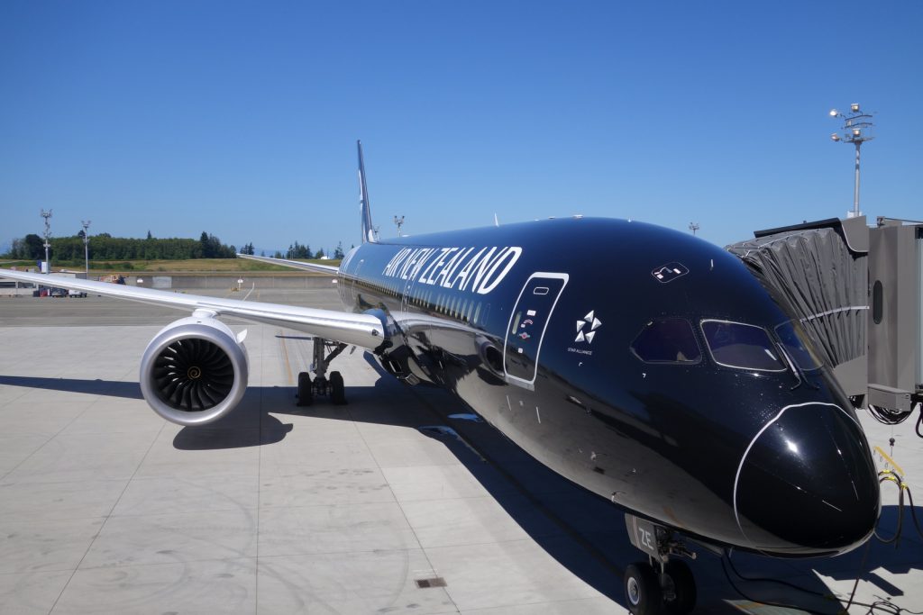 The first 787-9 ready for delivery to Air New Zealand.